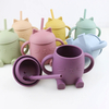Tasse avec Paille en Silicone Chatty Menthe ChoO