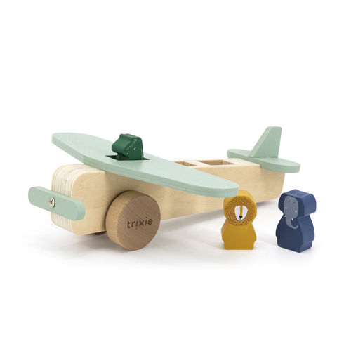 Trixie Avion animaux en bois