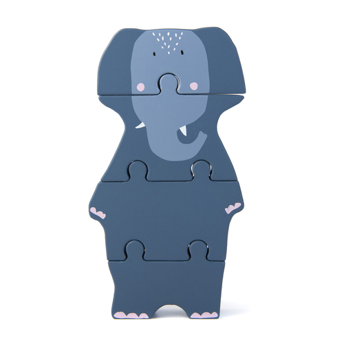 Trixie Puzzle formes animaux en bois Elephant