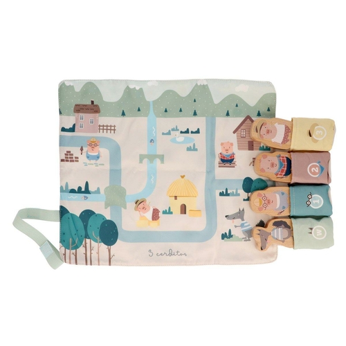 Tutete Nappe Educative Les 3 petits Cochons