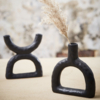 Vase Artyfolk 2 Ouvertures Noir Sema Design