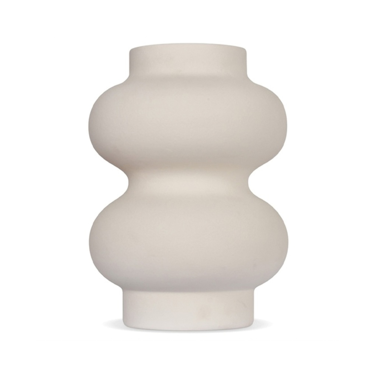 Vase céramique Double Blanc Opjet