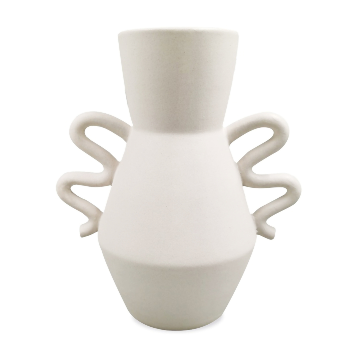 Vase céramique Wave Blanc lisse Opjet
