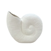 Vase Coquillage Blanc Texturé Opjet