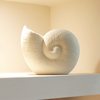 Vase Coquillage Blanc Texturé Opjet