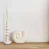 Vase Coquillage Blanc Texturé Opjet