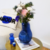 Vase en verre Augustin Bleu Opjet