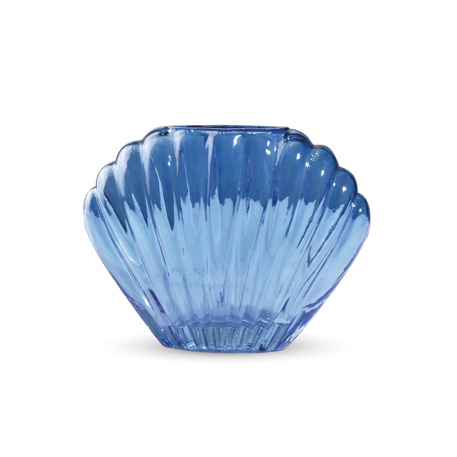 Vase en verre Coki Bleu Small Opjet