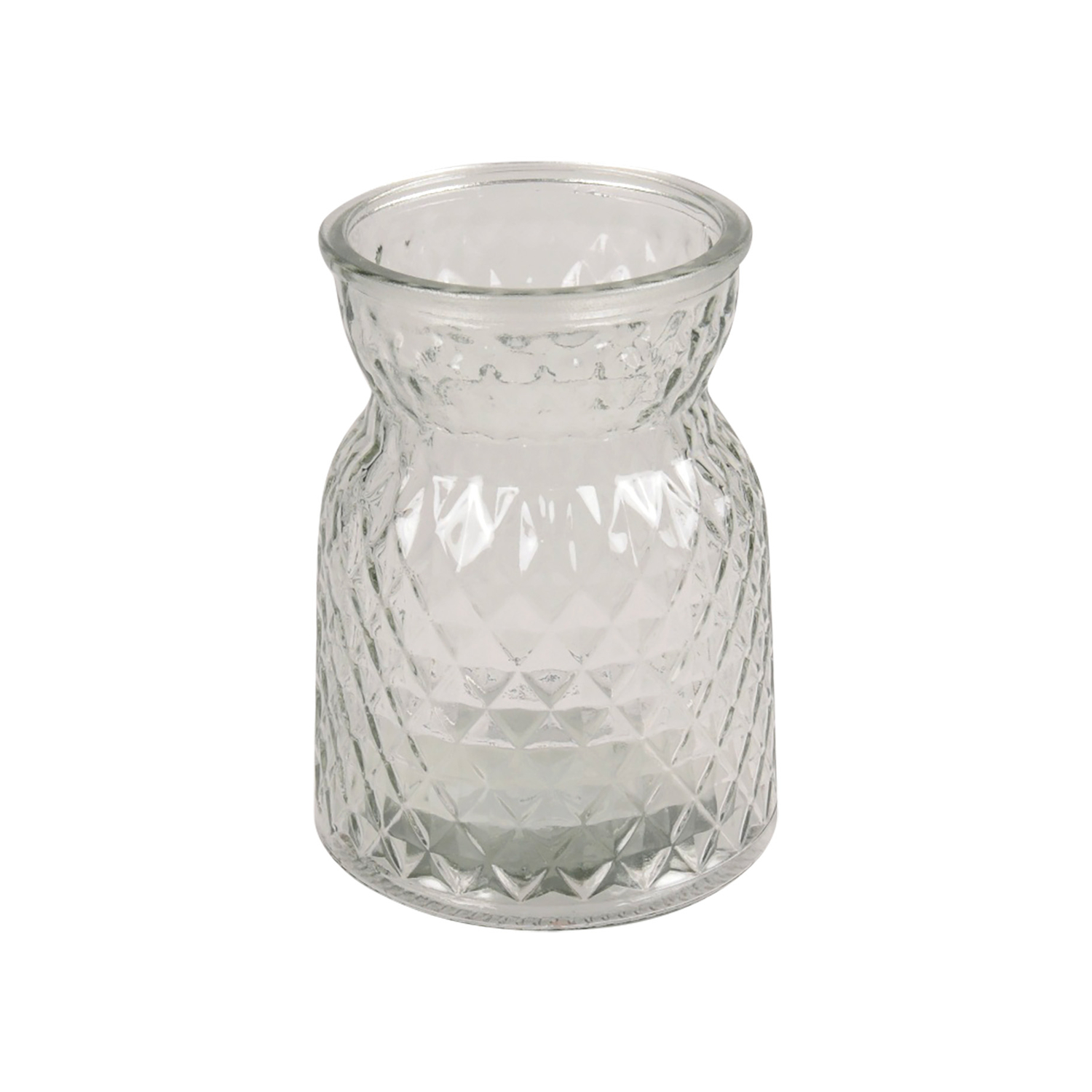 Vase en verre Motif Diamant Le Comptoir