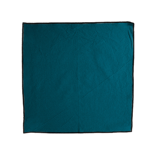 Vent Du Sud Serviette de table Hono en coton (42 x 42 cm) Paon