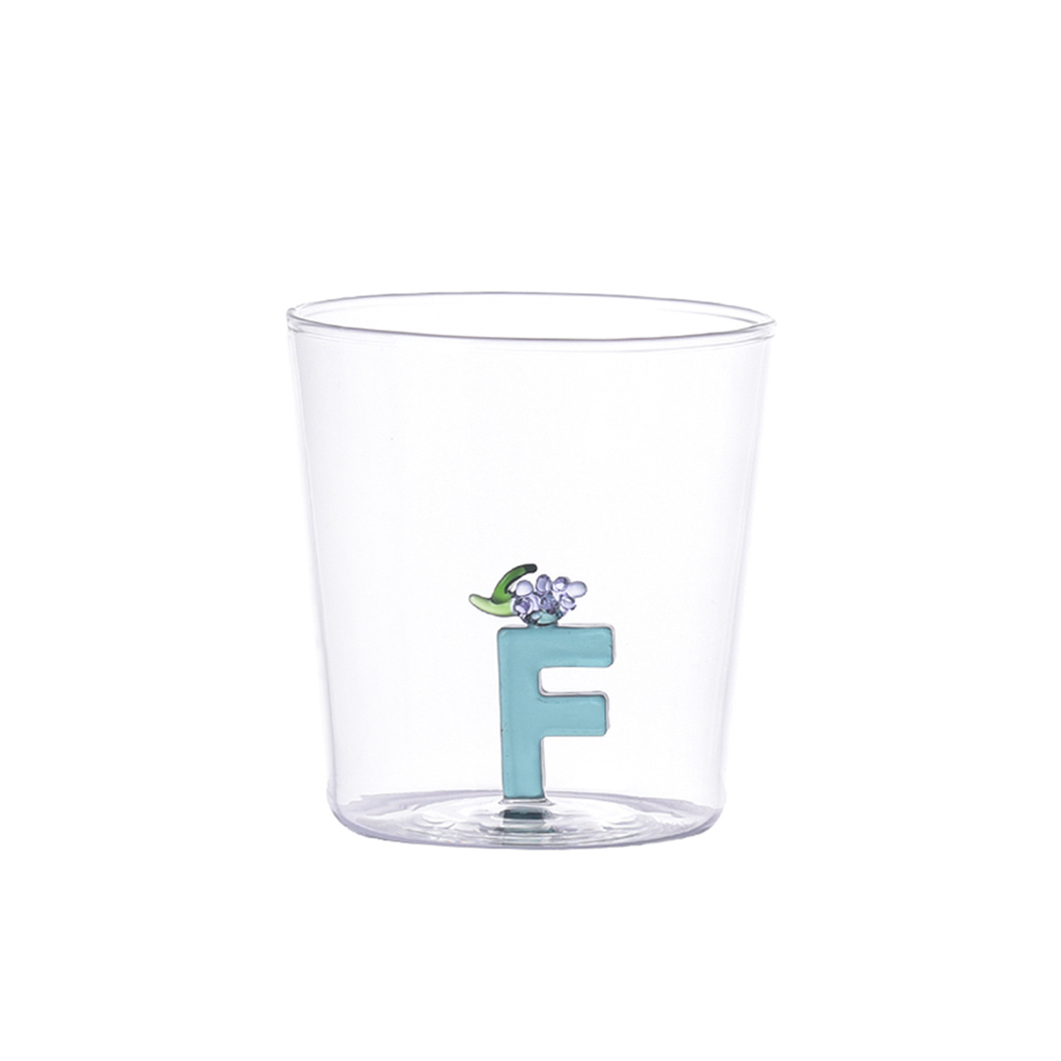 Verre Nature Alphabet F Raisin Opjet