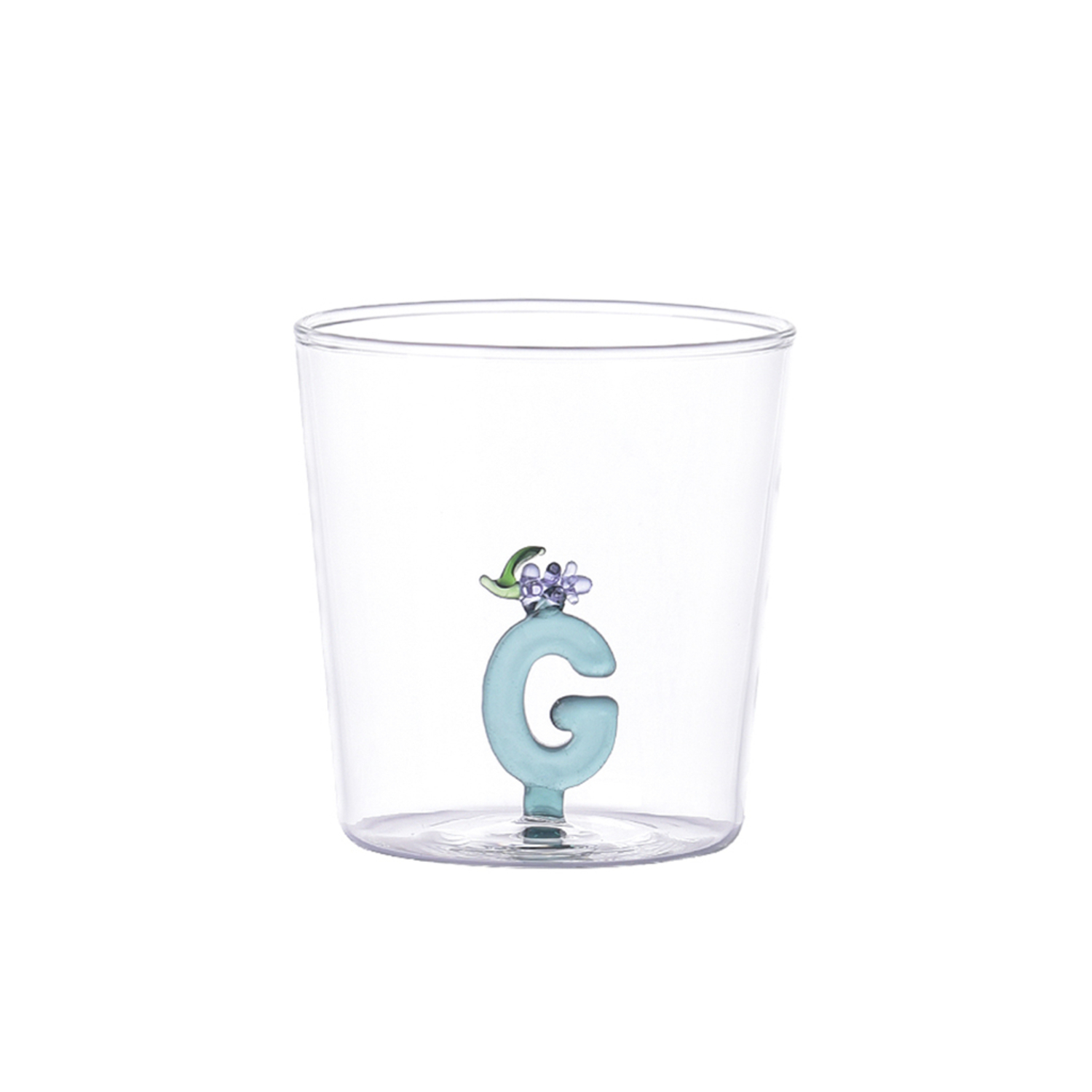 Verre Nature Alphabet G Raisin Opjet