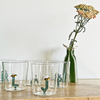 Verre Nature Alphabet H Fleur Opjet