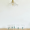 Verre Nature Alphabet H Fleur Opjet