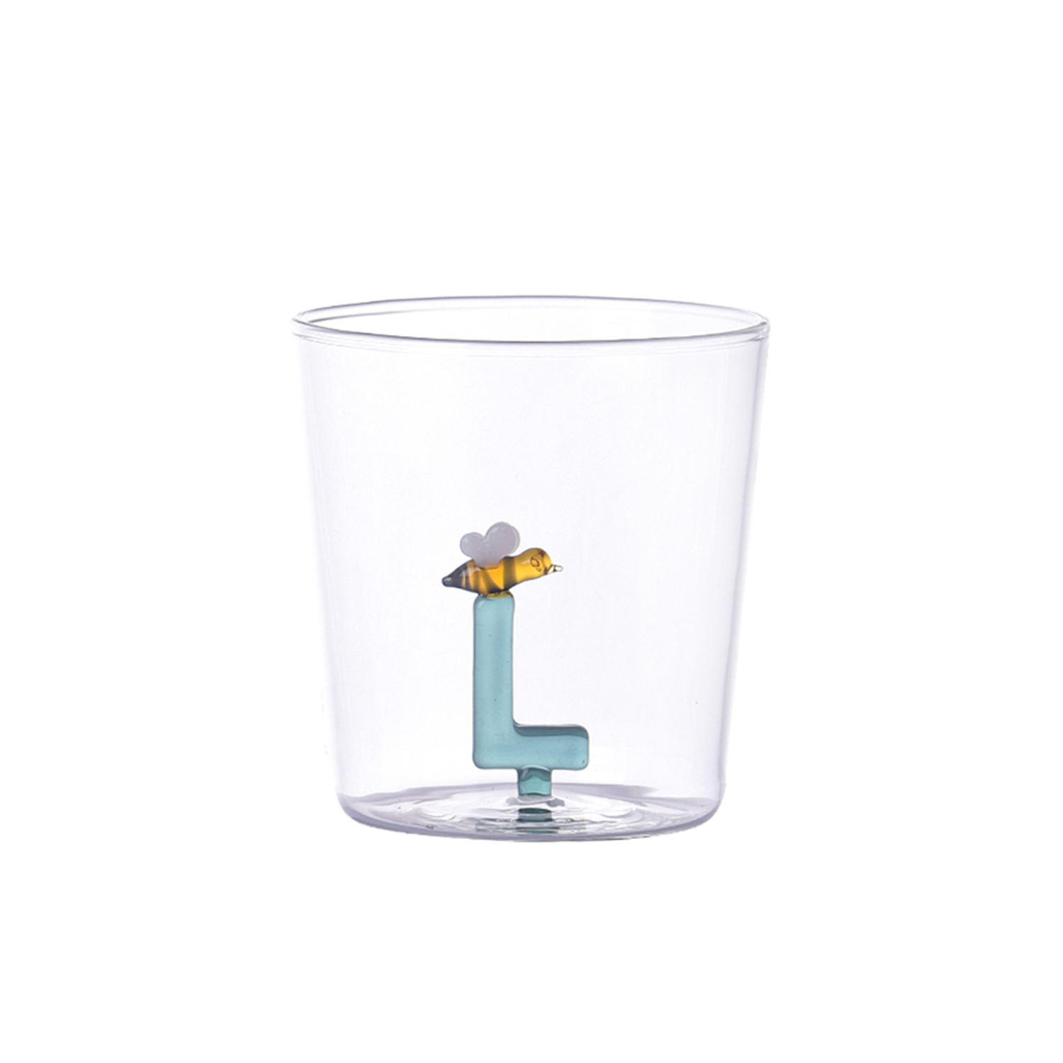Verre Nature Alphabet L Abeille Opjet