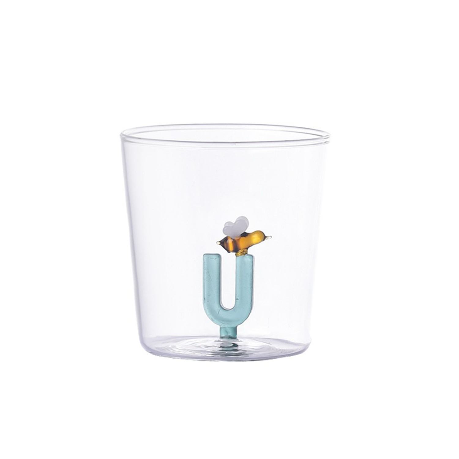 Verre Nature Alphabet U Abeille Opjet