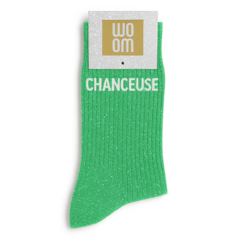 WOOM Chaussettes à Paillettes Chanceuse 36-40