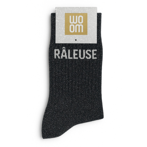 WOOM Chaussettes à Paillettes Râleuse