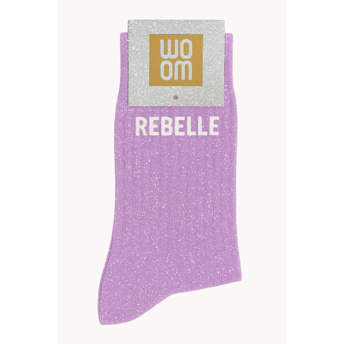 WOOM Chaussettes à Paillettes Rebelle